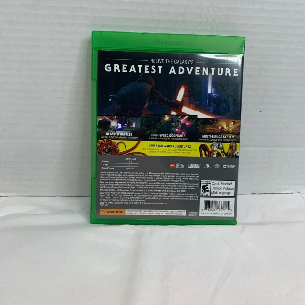LEGO Star Wars: The Force Awakens - Microsoft Xbox One. EUC NO SCRATCHES